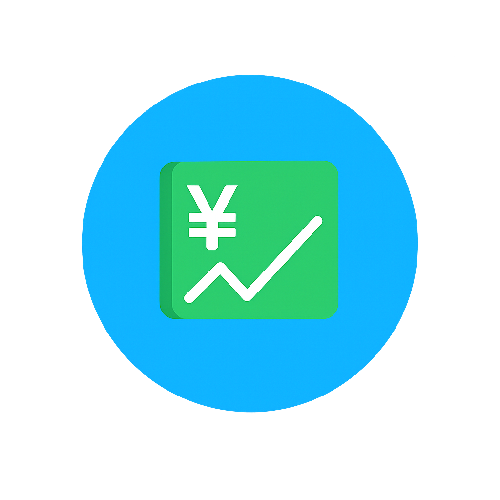 Financial report analytics icon