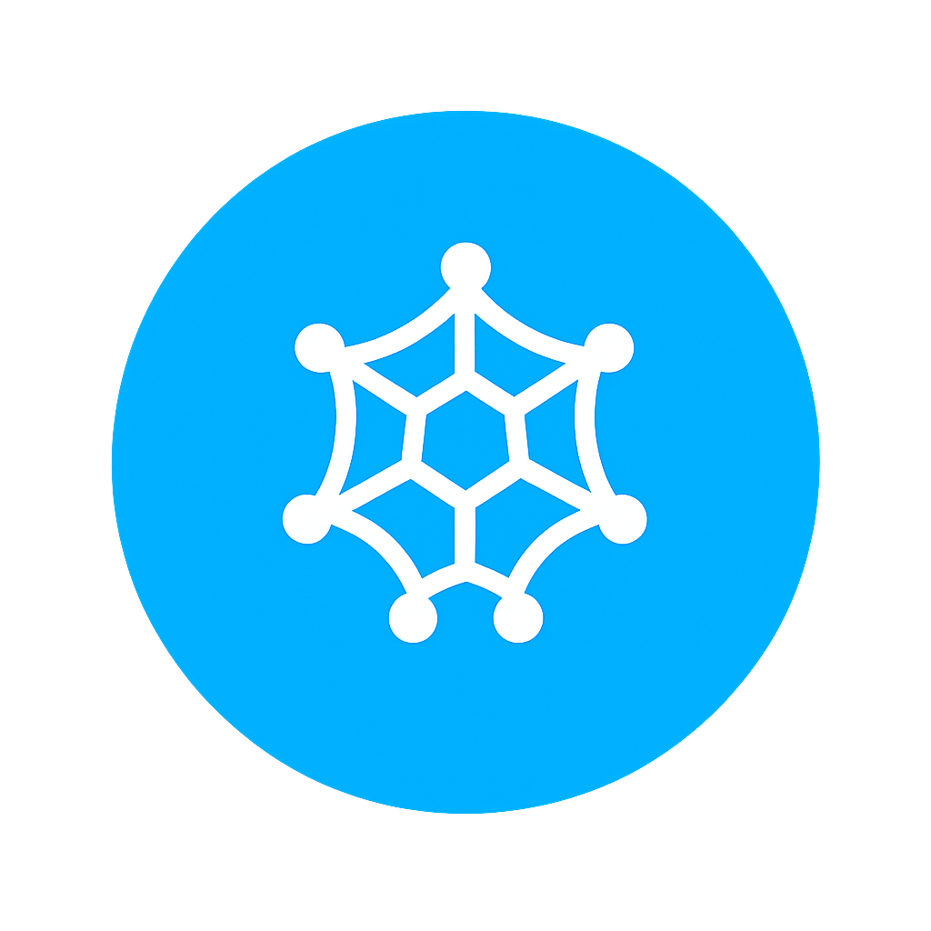 Network analytics icon